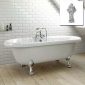 Kartell Astley 1500 x 800mm Designer Freestanding Double Ended Bath Acrylic