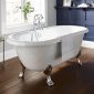 Kartell Astley 1750 x 760mm Designer Freestanding Double Ended Bath Acrylic